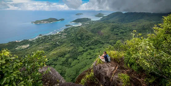 Vue du morne Seychellois