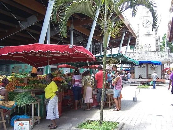 Marché de Basse-Terre en Guadeloupe