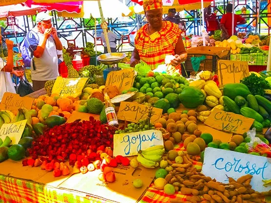 marché Guadeloupe