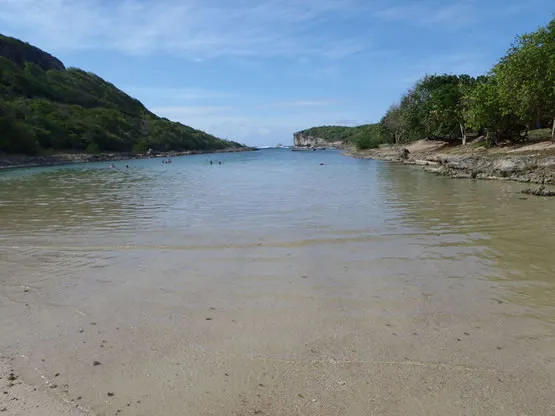 La plage Porte d’Enfer