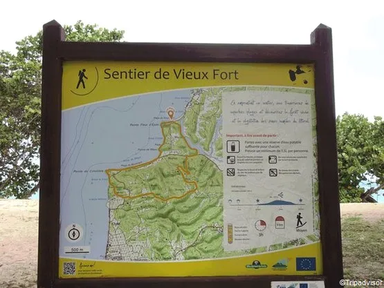 itinéraire du sentier vieux fort