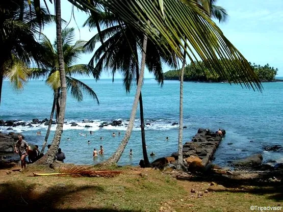 piscine des bagnards iles du salut