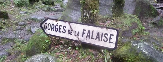 Panneau des Gorges de la Falaise