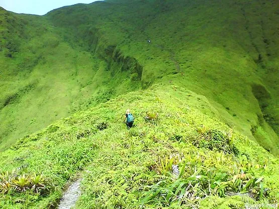 vue montagne pelée martinique