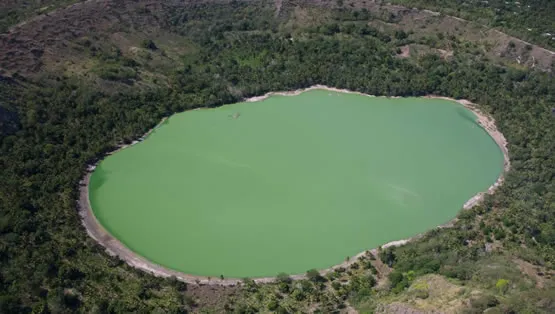 Vue aérienne du la Dziani