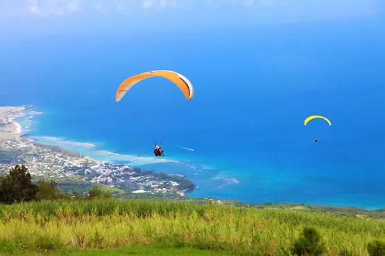 Parapente à Saint-Leu