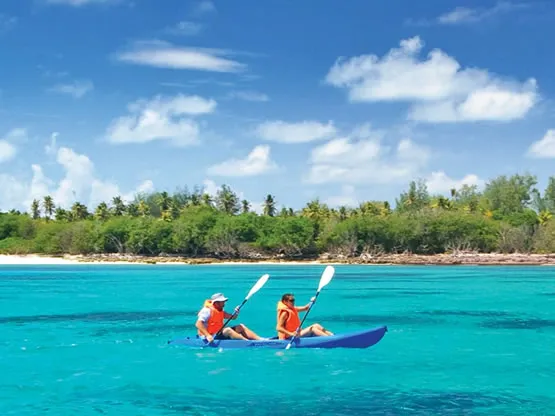 Canoé à Bird Island